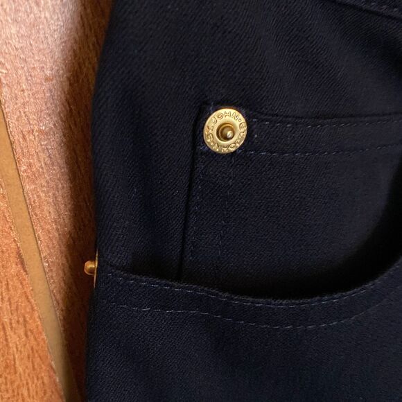 St. John Sport by Marie Gray Navy High Rise Trousers Women's size 6 - Picture 4 of 16